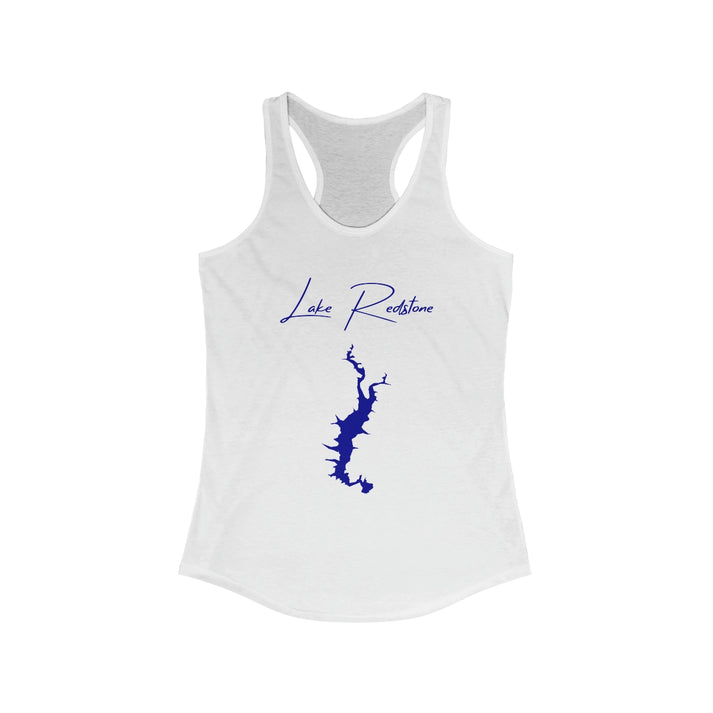 Wisconsin  Lake  Redstone  Racerback-Tank  front  position  view  from  front  solid  white.webp