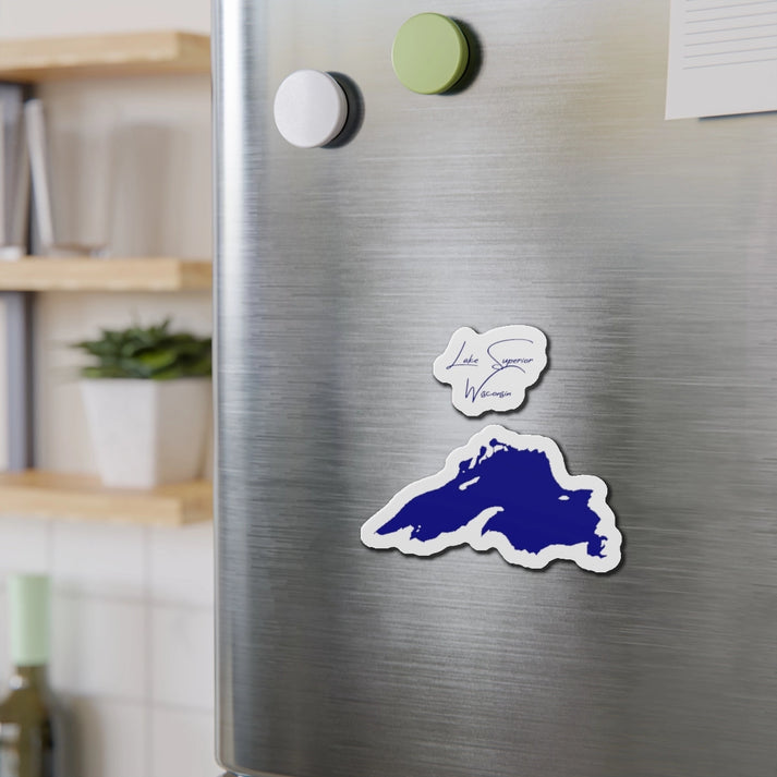 Wisconsin  Lake  Superior  Die  Cut  Magnet  front  position  view  from  context-2  4  x  4.webp