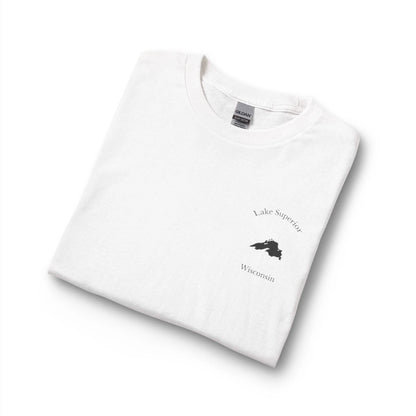 Wisconsin  Lake  Superior  Long  Sleeve  Fishing  T-shirt  other  position  view  from  folded  white.webp