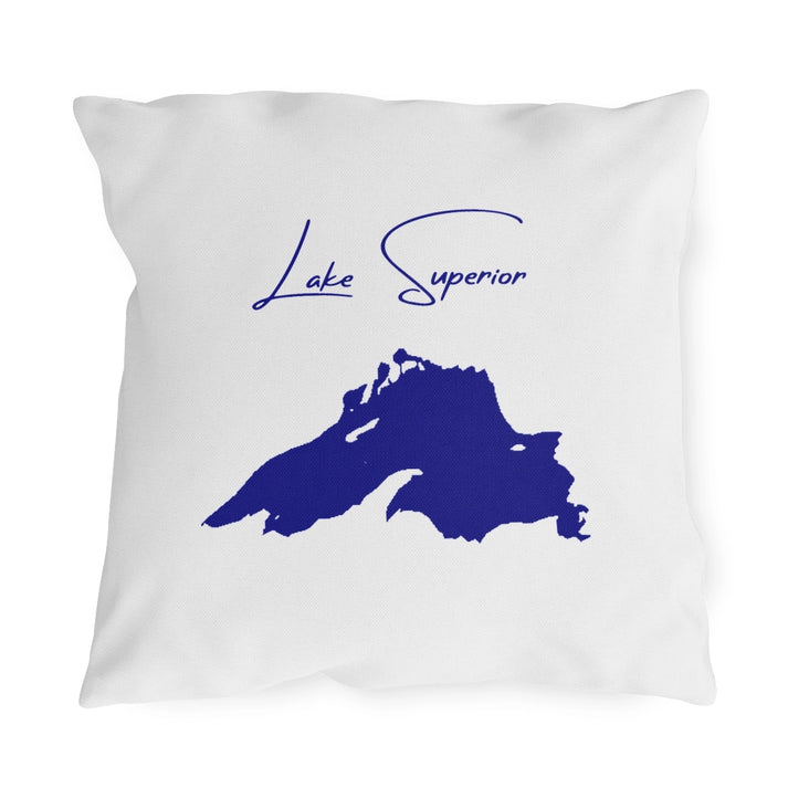 Wisconsin  Lake  Superior  Outdoor  Pillow  front  position  view  from  front  18  x  18.webp