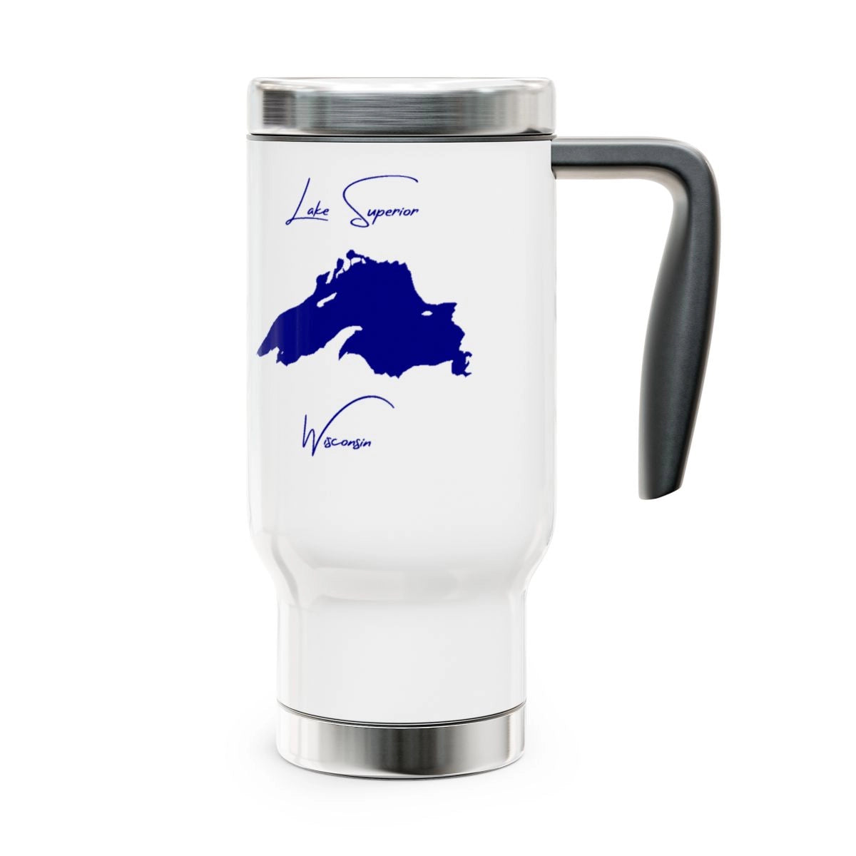 Wisconsin  Lake  Superior  Travel  Mug  other  position  view  from  right  14oz.webp