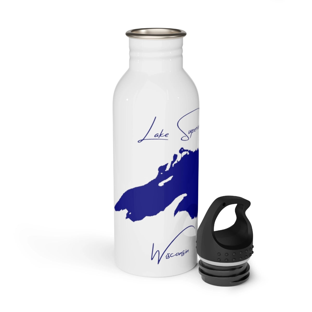 Wisconsin  Lake  Superior  Water  bottle  other  position  view  from  open  white.webp