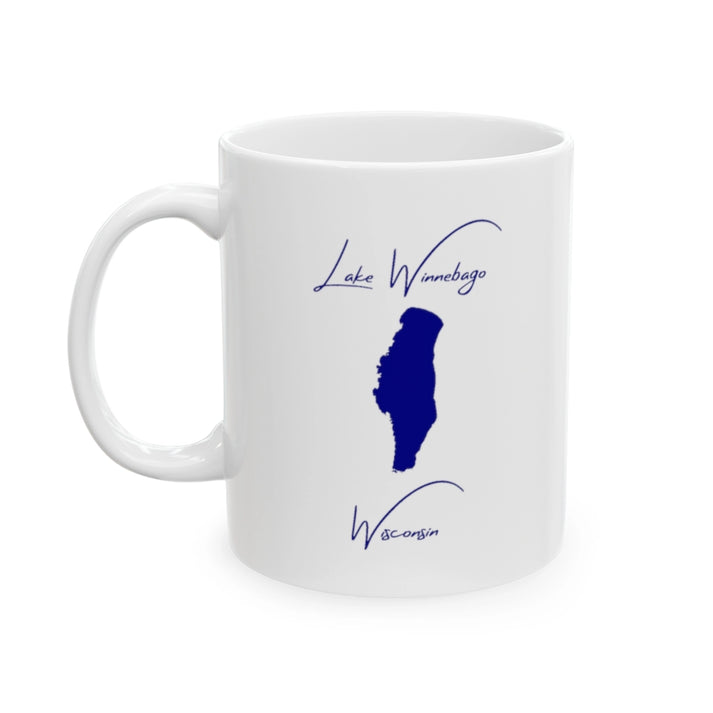 Wisconsin  Lake  Winnebago  Ceramic  Mug  other  position  view  from  left  11oz.webp