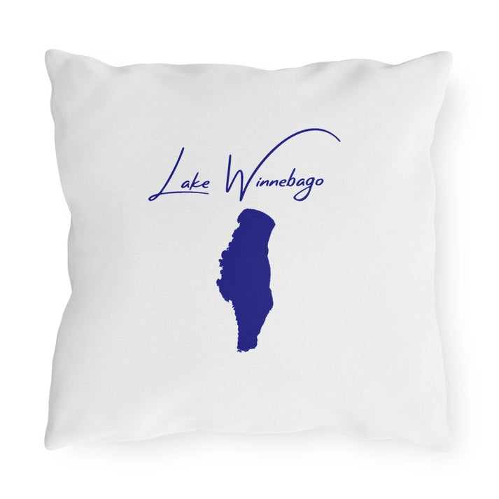 Wisconsin  Lake  Winnebago  Outdoor  Pillow  back  position  view  from  back  16  x  16.webp