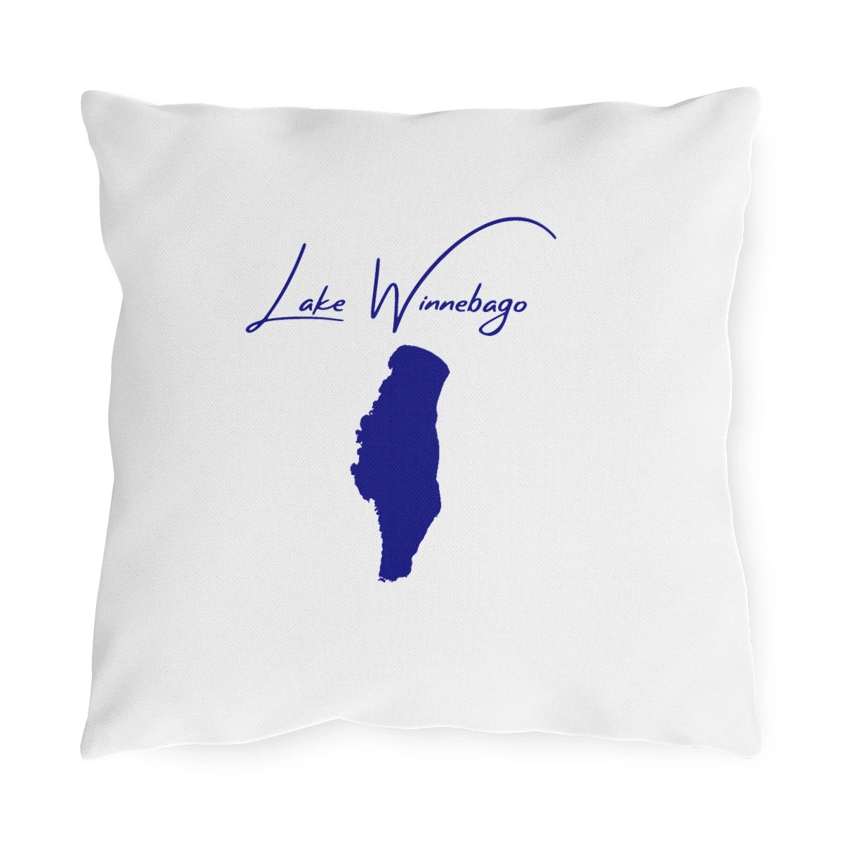 Wisconsin  Lake  Winnebago  Outdoor  Pillow  front  position  view  from  front  16  x  16.webp