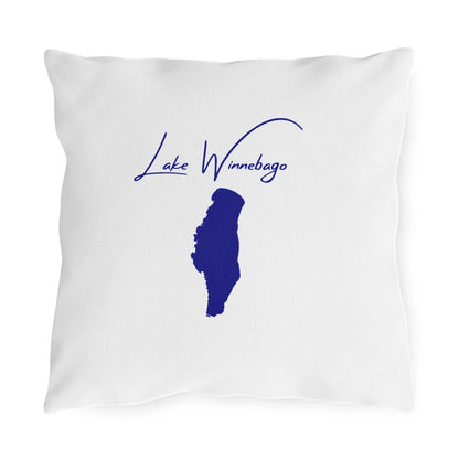 Wisconsin  Lake  Winnebago  Outdoor  Pillow  front  position  view  from  front  16  x  16.webp