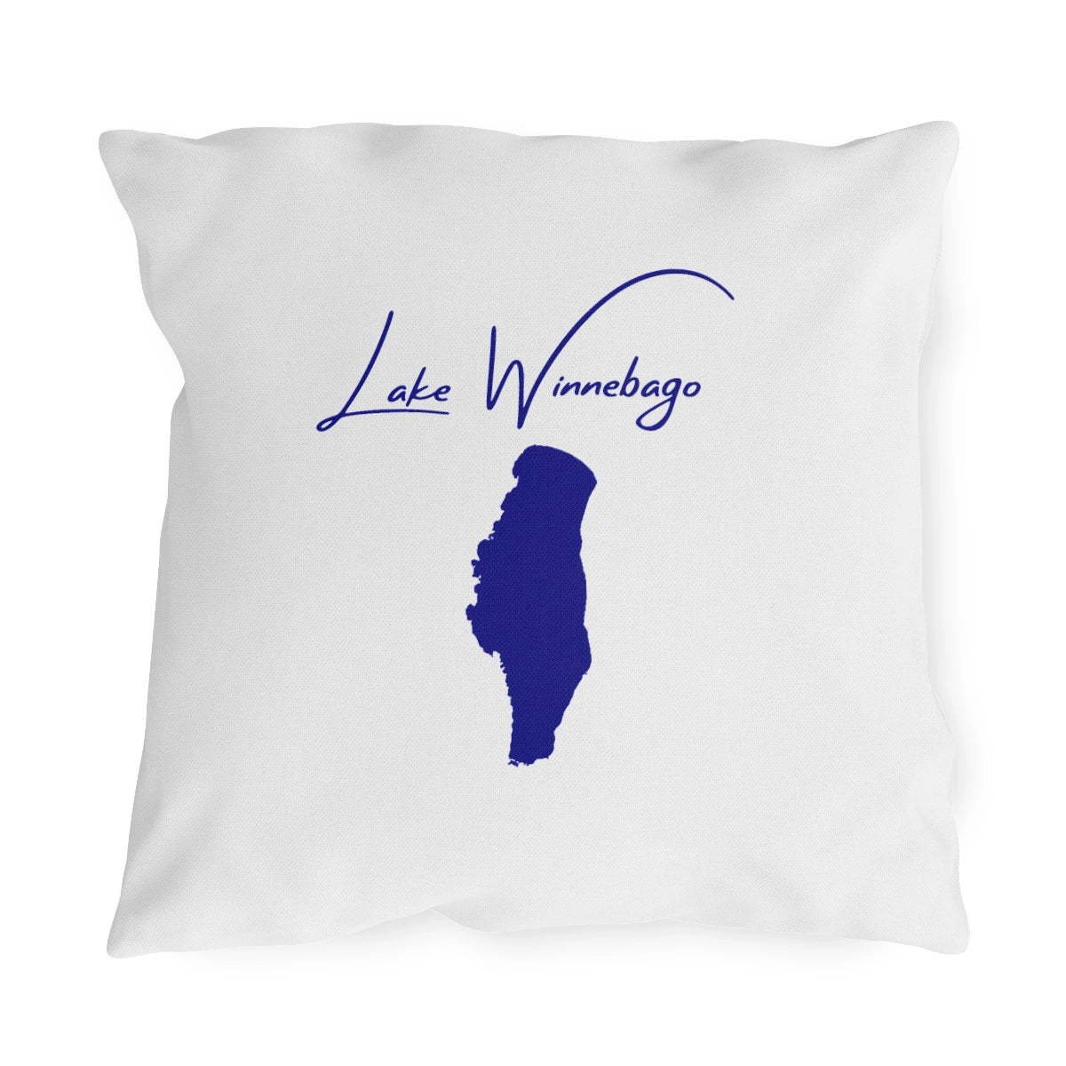 Wisconsin  Lake  Winnebago  Outdoor  Pillow  front  position  view  from  front  18  x  18.webp