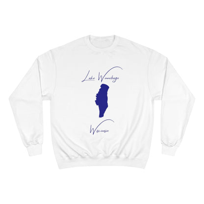Wisconsin  Lake  Winnebago  Sweatshirt  front  position  view  from  front  white.webp