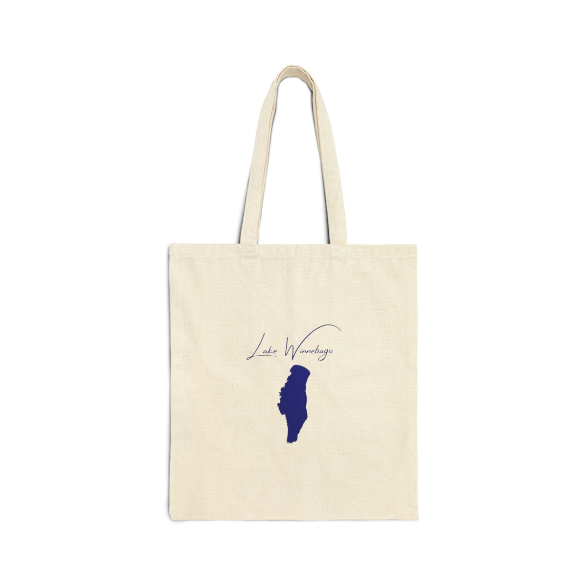 Wisconsin  Lake  Winnebago  Tote  Bag  front  position  view  from  front  15  x  16.webp