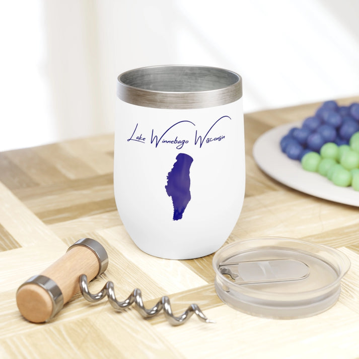Wisconsin  Lake  Winnebago  Wine  Tumbler  other  position  view  from  context  white.webp