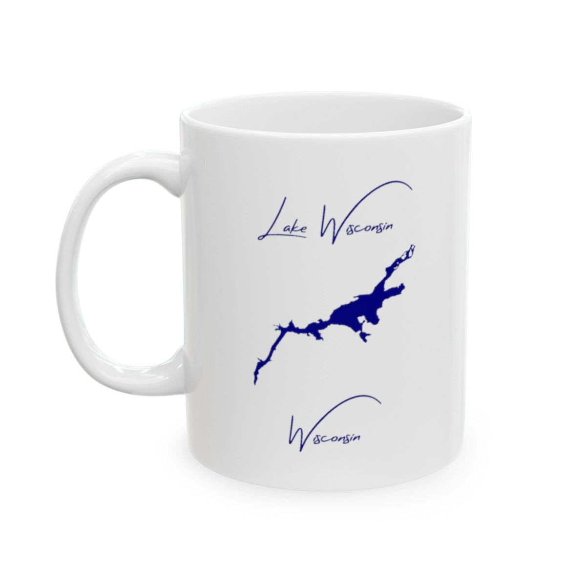 Wisconsin  Lake  Wisconsin  Ceramic  Mug  other  position  view  from  left  11oz.webp
