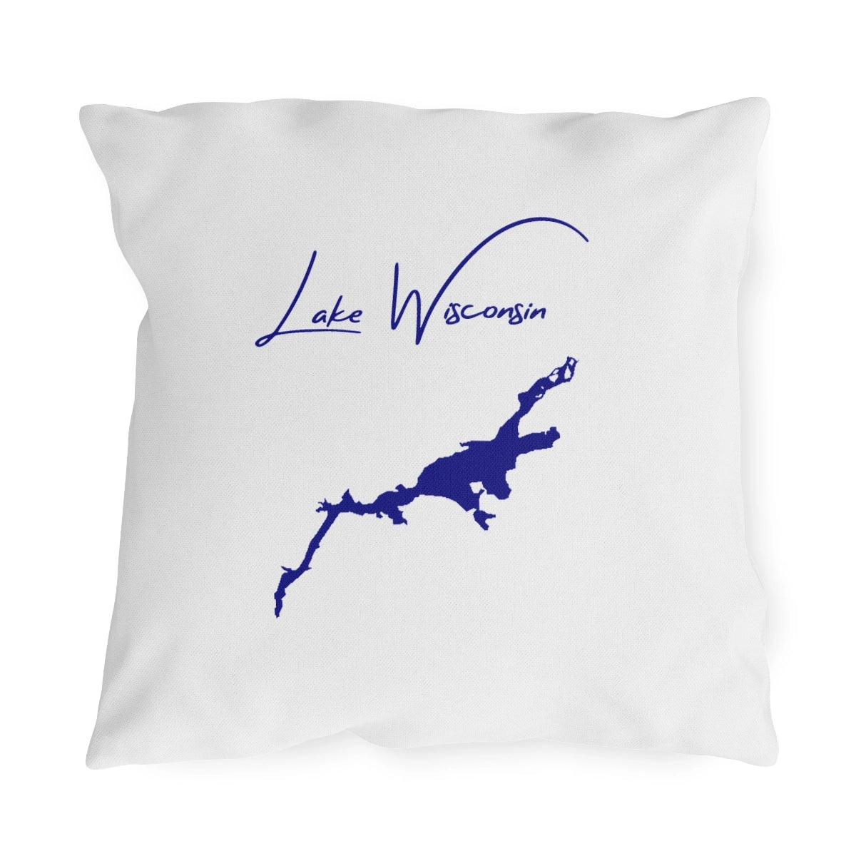 Wisconsin  Lake  Wisconsin  Outdoor  Pillow  front  position  view  from  front  18  x  18.webp