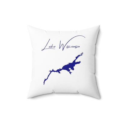 Wisconsin  Lake  Wisconsin  Pillow  front  position  view  from  back  16  x  16.webp