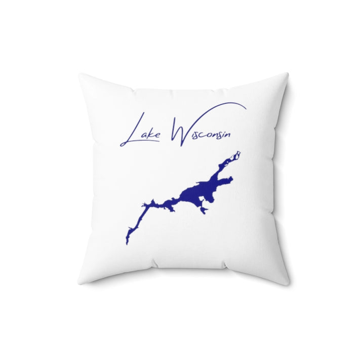 Wisconsin  Lake  Wisconsin  Pillow  front  position  view  from  front  16  x  16.webp