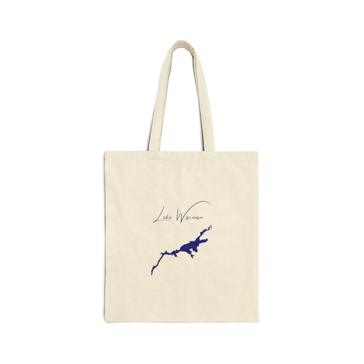 Wisconsin  Lake  Wisconsin  Tote  Bag  back  position  view  from  back  15  x  16.webp