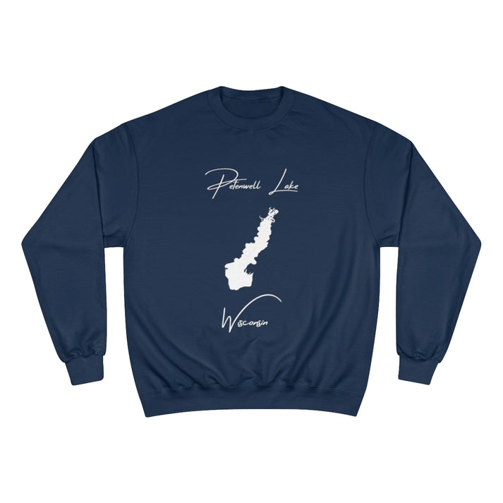 Wisconsin  Petenwell  Lake  Sweatshirt  front  position  view  from  front  navy.webp