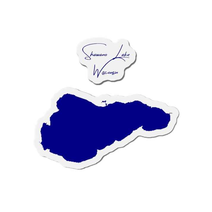 Wisconsin  Shawano  Lake  Die  Cut  Magnet  front  position  view  from  front  4  x  4.webp
