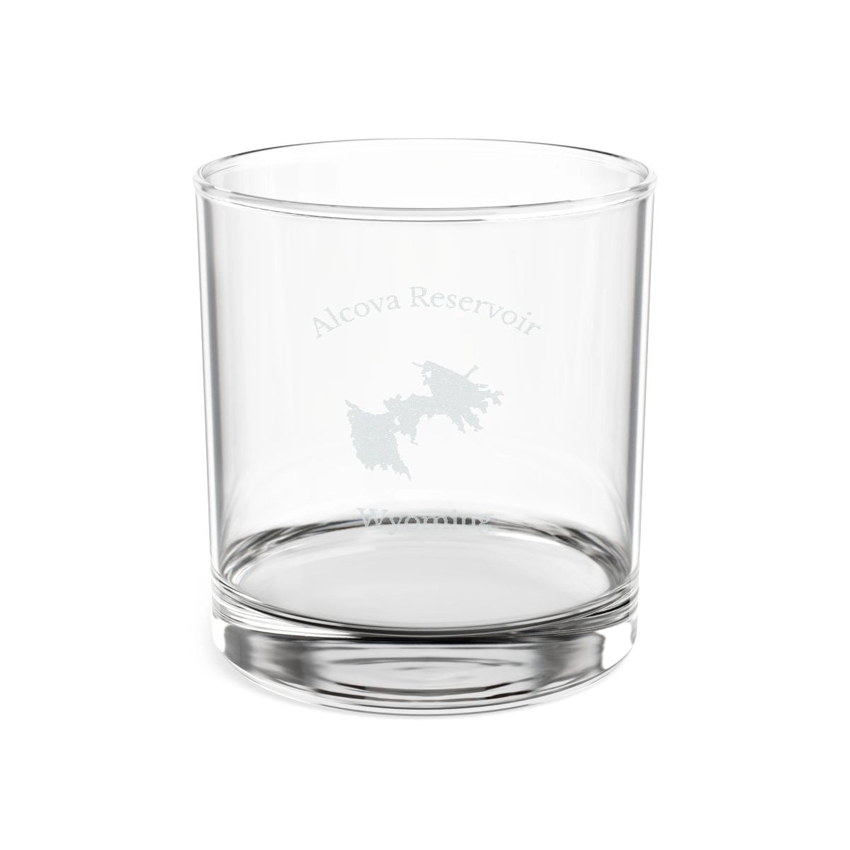 Wyoming  Alcova  Reservoir  Engraved  Whiskey  Glass  other  position  view  from  front  10.5oz.webp