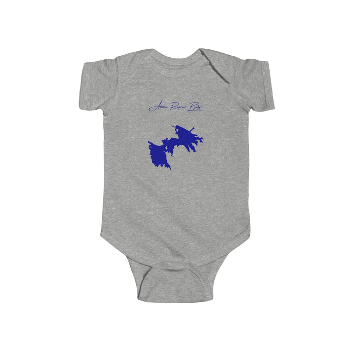 Wyoming  Alcova  Reservoir  Onesie  front  position  view  from  front  heather.webp