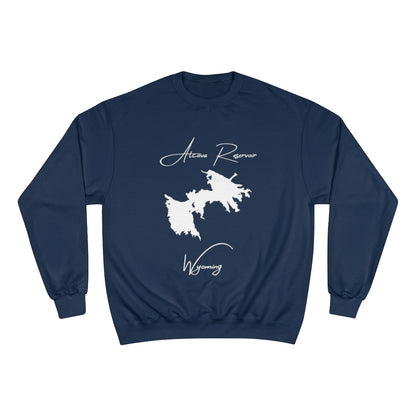 Wyoming  Alcova  Reservoir  Sweatshirt  front  position  view  from  front  navy.webp