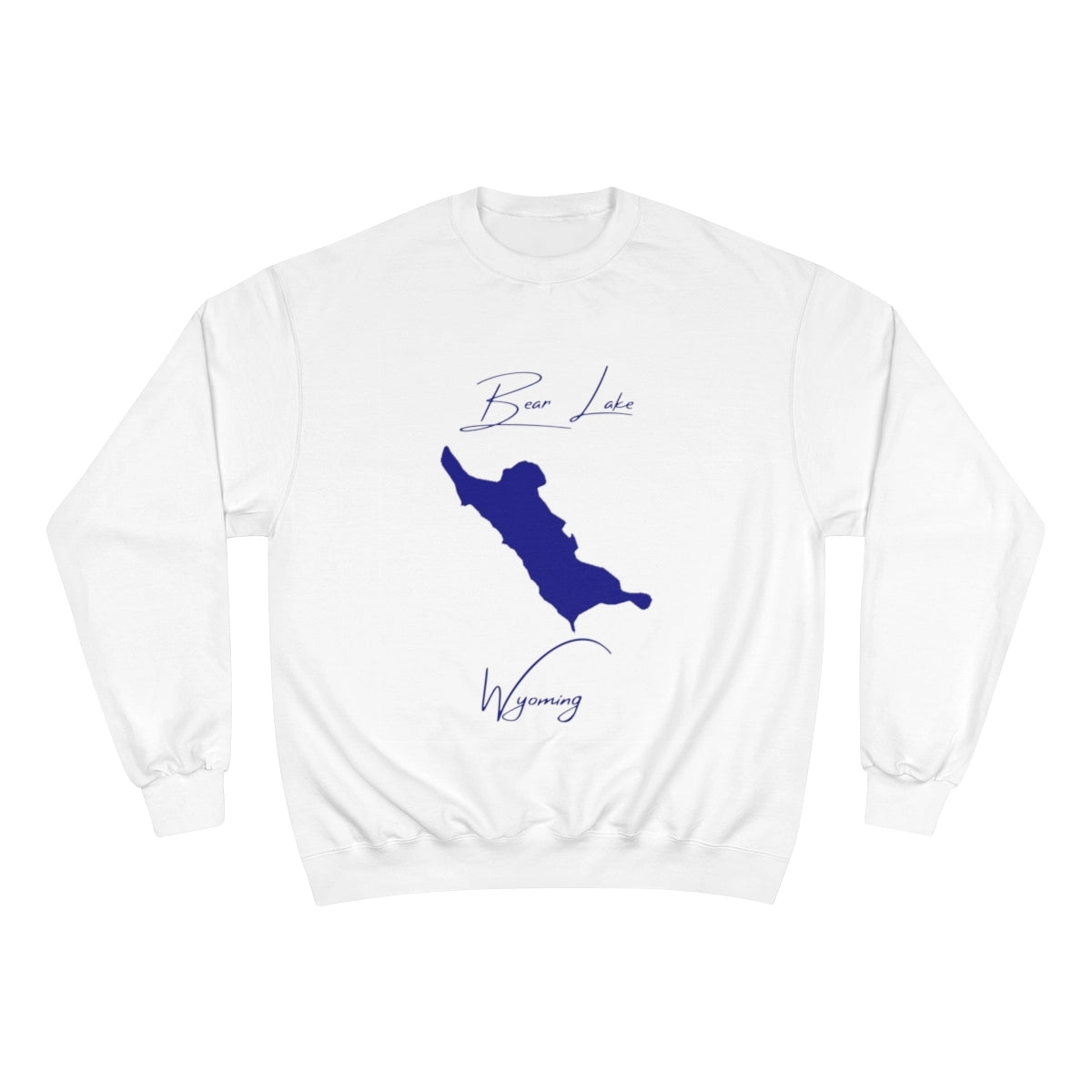 Wyoming  Bear  Lake  Sweatshirt  front  position  view  from  front  white.webp