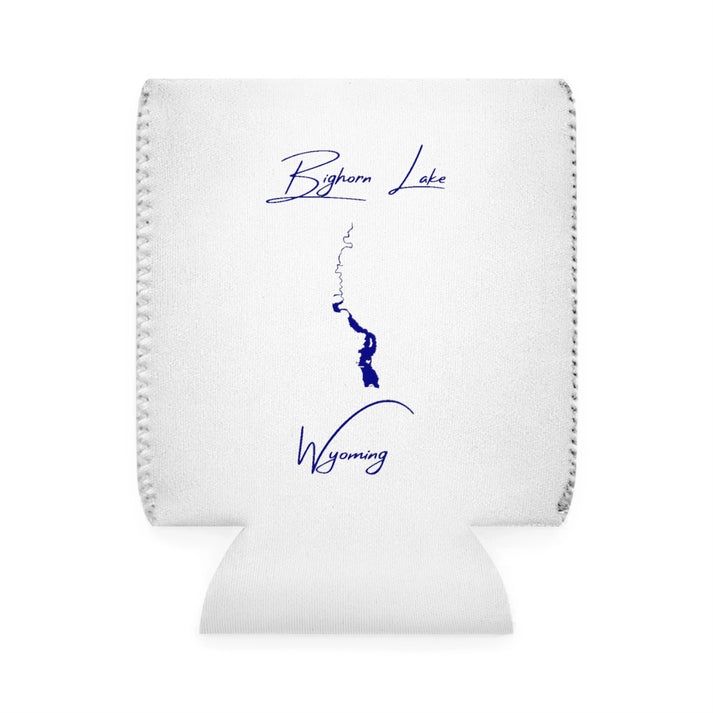 Wyoming  Bighorn  Lake  Can  Koozie  front  position  view  from  front-1  white.webp