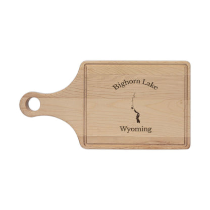 Wyoming  Bighorn  Lake  Engraved  Cutting  Board  front  position  view  from  front  maple.webp