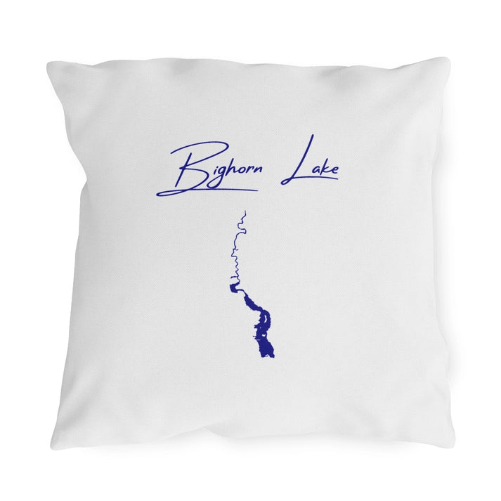 Wyoming  Bighorn  Lake  Outdoor  Pillow  front  position  view  from  front  18  x  18.webp