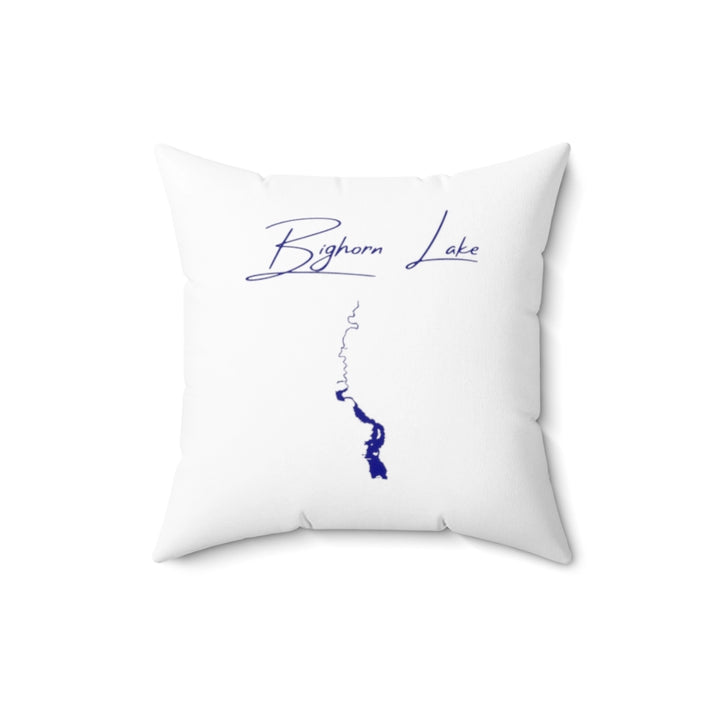 Wyoming  Bighorn  Lake  Pillow  front  position  view  from  back  16  x  16.webp