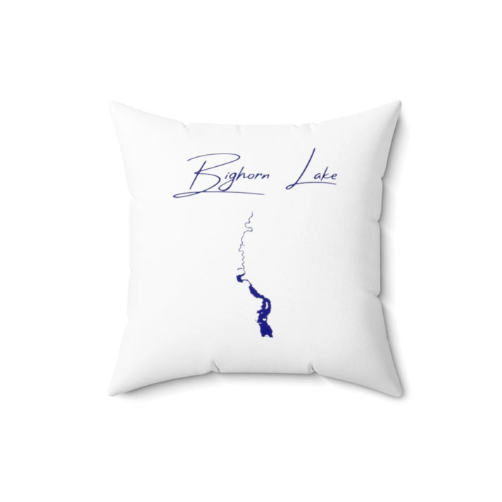 Wyoming  Bighorn  Lake  Pillow  front  position  view  from  front  16  x  16.webp