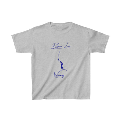 Wyoming  Bighorn  Lake  Youth  T-shirt  front  position  view  from  front  sport  grey.webp
