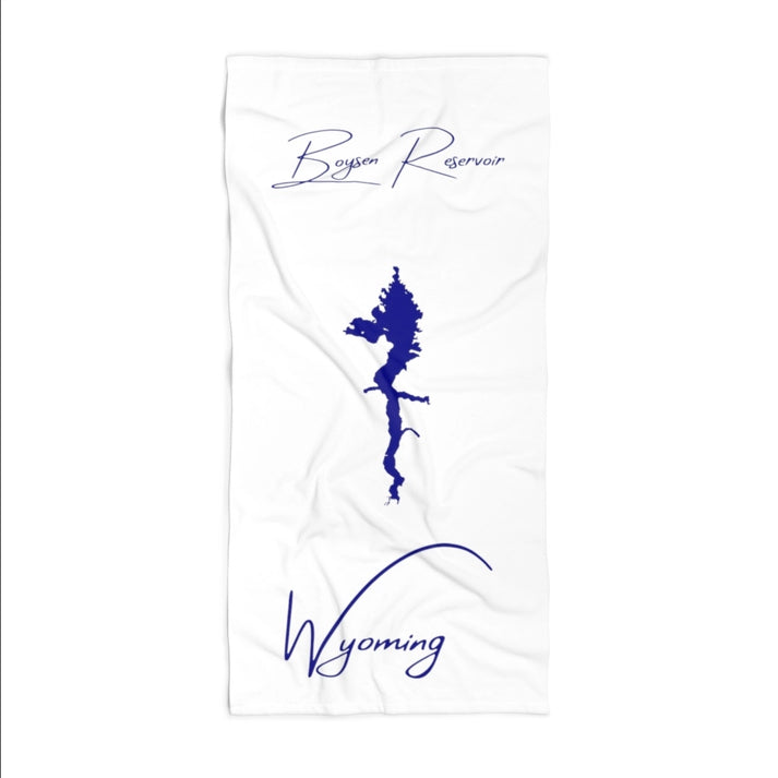 Wyoming  Boysen  Reservoir  Beach  Towel  front  position  view  from  front  36  x  72.webp