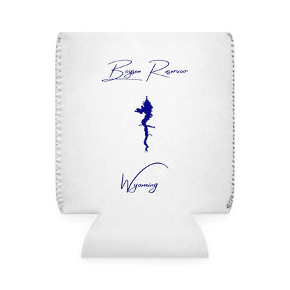Wyoming  Boysen  Reservoir  Can  Koozie  front  position  view  from  front-1  white.webp