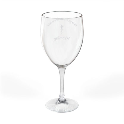Wyoming  Boysen  Reservoir  Engraved  Wine  Glass  other  position  view  from  back  10.5oz.webp