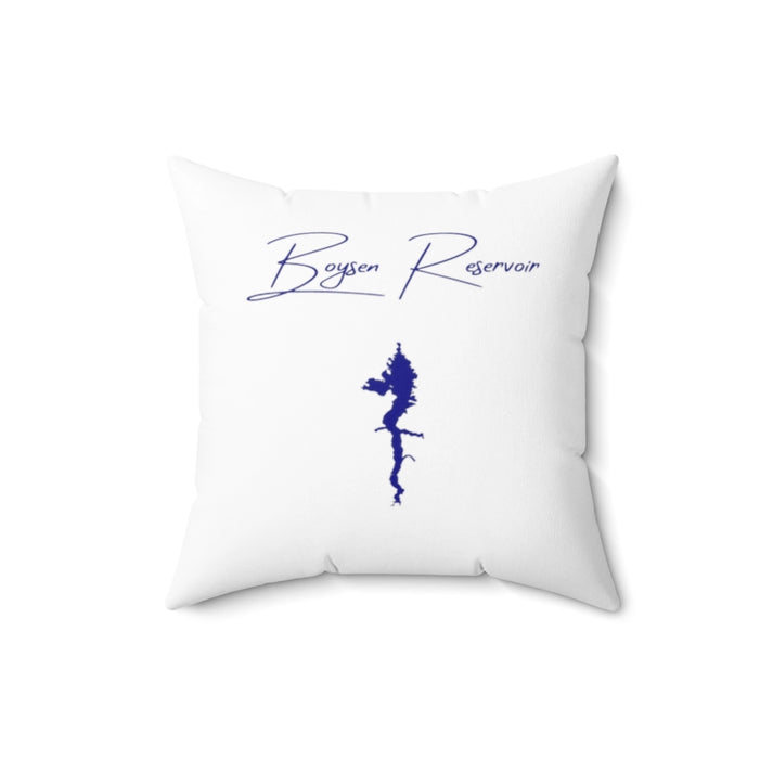 Wyoming  Boysen  Reservoir  Pillow  front  position  view  from  front  16  x  16.webp