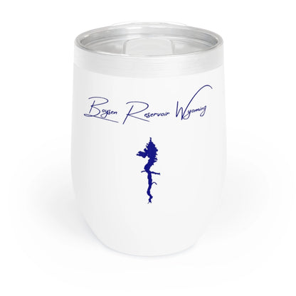 Wyoming  Boysen  Reservoir  Wine  Tumbler  front  position  view  from  front  white.webp