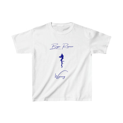 Wyoming  Boysen  Reservoir  Youth  T-shirt  front  position  view  from  front  white.webp