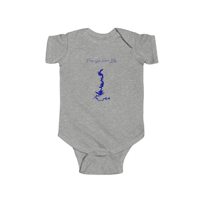 Wyoming  Flaming  Gorge  Reservoir  Onesie  front  position  view  from  front  heather.webp