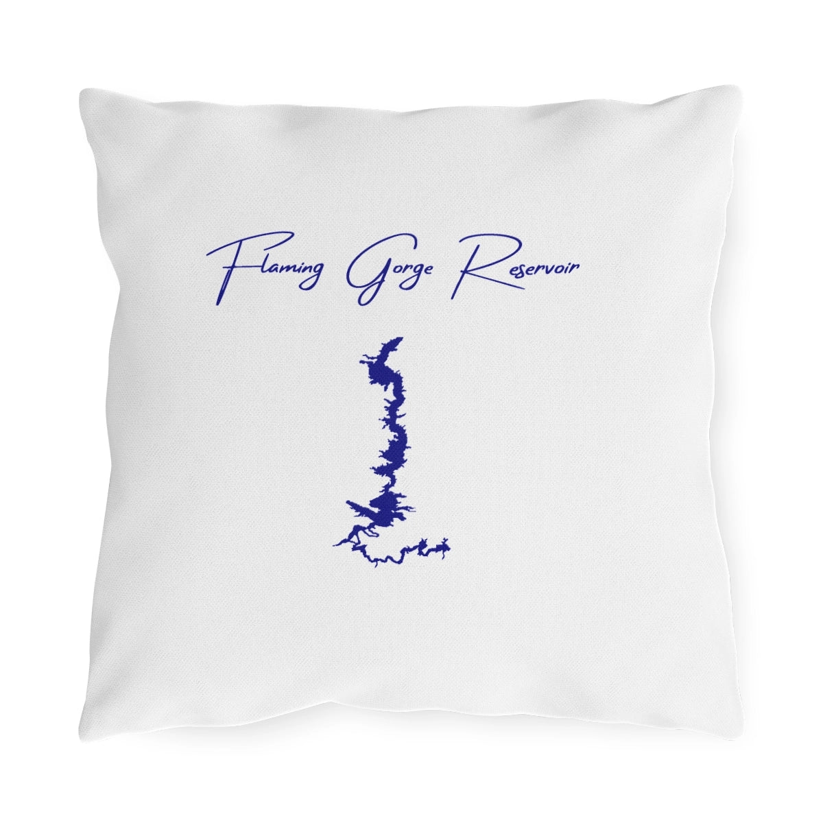 Wyoming  Flaming  Gorge  Reservoir  Outdoor  Pillow  front  position  view  from  front  16  x  16.webp