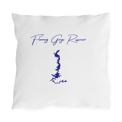 Wyoming  Flaming  Gorge  Reservoir  Outdoor  Pillow  front  position  view  from  front  16  x  16.webp