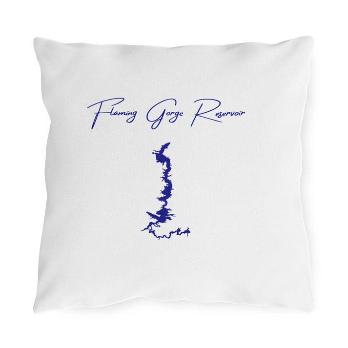 Wyoming  Flaming  Gorge  Reservoir  Outdoor  Pillow  front  position  view  from  front  16  x  16.webp