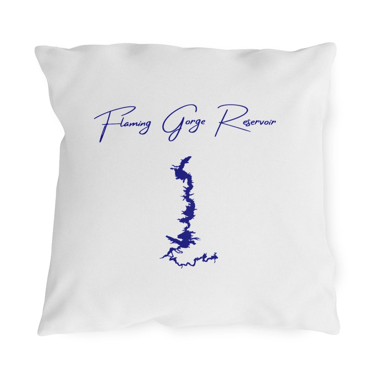 Wyoming  Flaming  Gorge  Reservoir  Outdoor  Pillow  front  position  view  from  front  18  x  18.webp