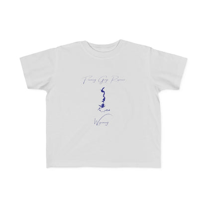 Wyoming  Flaming  Gorge  Reservoir  Toddler  T-shirt  front  position  view  from  front  silver.webp