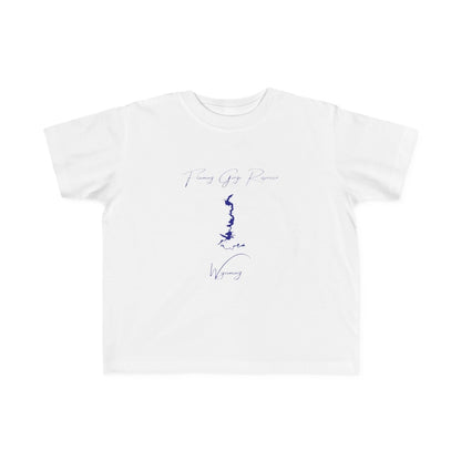 Wyoming  Flaming  Gorge  Reservoir  Toddler  T-shirt  front  position  view  from  front  white.webp