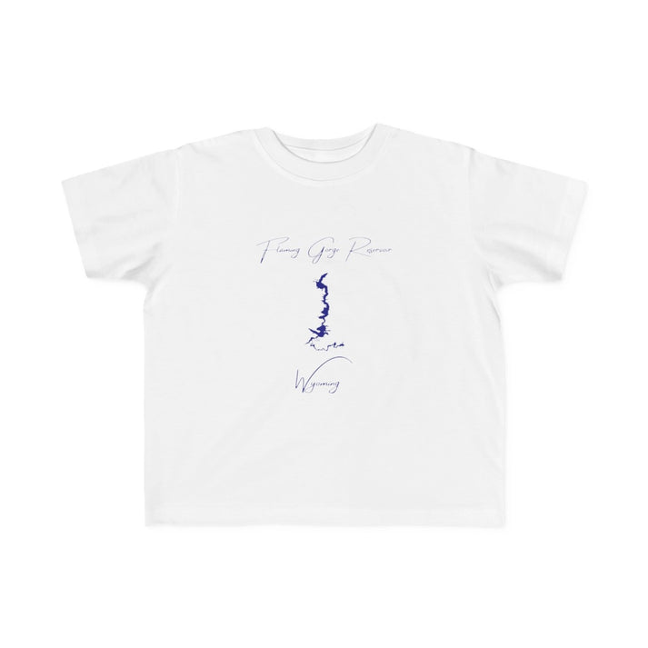 Wyoming  Flaming  Gorge  Reservoir  Toddler  T-shirt  front  position  view  from  front  white.webp