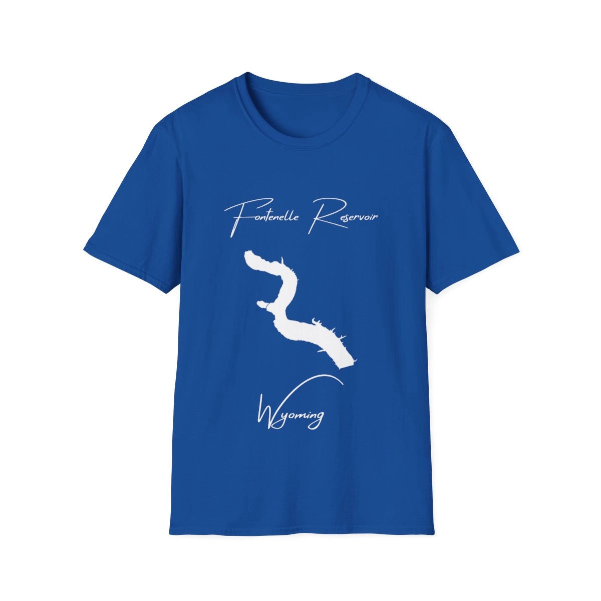 Wyoming  Fontenelle  Reservoir  T-shirt  front  position  view  from  front  royal.webp