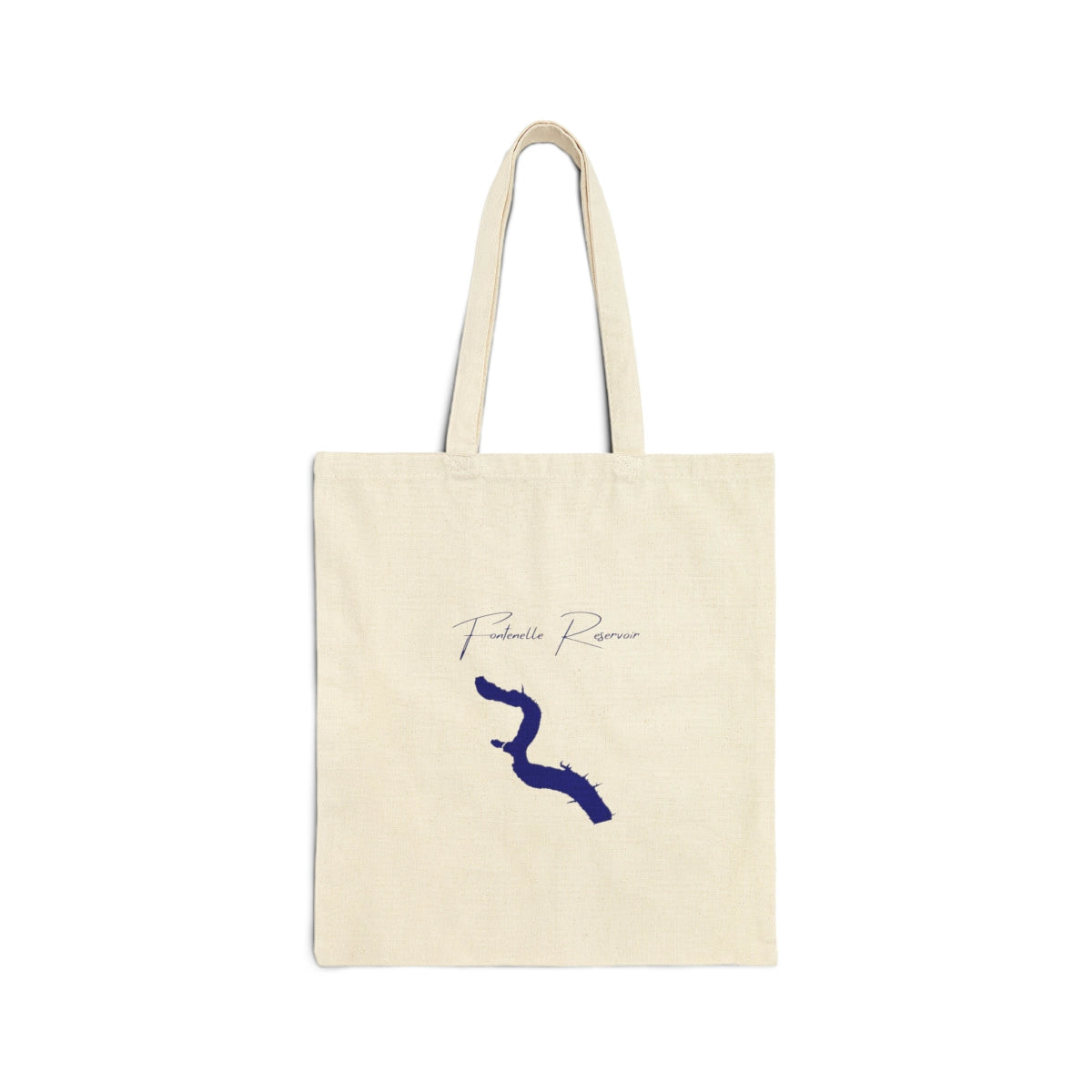 Wyoming  Fontenelle  Reservoir  Tote  Bag  back  position  view  from  back  15  x  16.webp