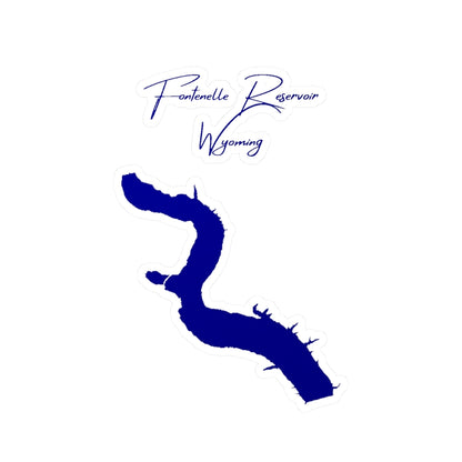 Wyoming  Fontenelle  Reservoir  Vinyl  Decal  other  position  view  from  front  4  x  6.webp