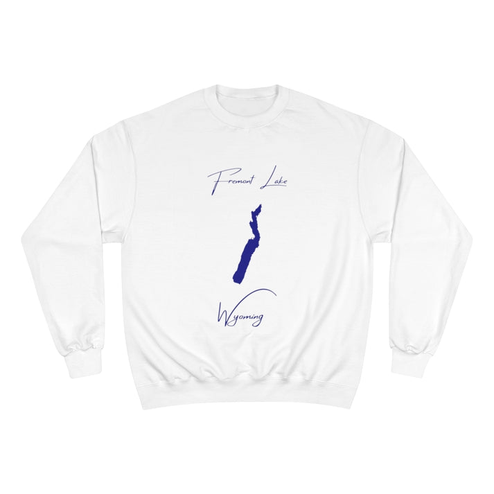 Wyoming  Fremont  Lake  Sweatshirt  front  position  view  from  front  white.webp