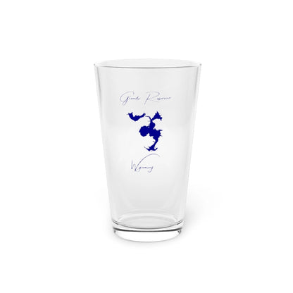 Wyoming  Glendo  Reservoir  16oz  Pint  Glass  front  position  view  from  front  16oz.webp